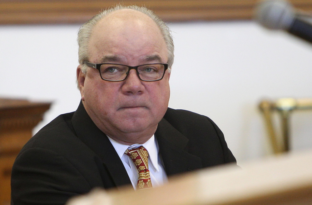 Rockingham County Attorney Jim Reams is accused of improperly handling state and federal funds. Tuesday, March 11, 2014, New Hampshire’s Attorney General, Joseph Foster, filed a misconduct complaint in Merrimack County Superior Court to seek Reams removal. Reams was suspended four months ago amid claims of financial misconduct and sexual harassment. (AP Photo/Jim Cole, File)