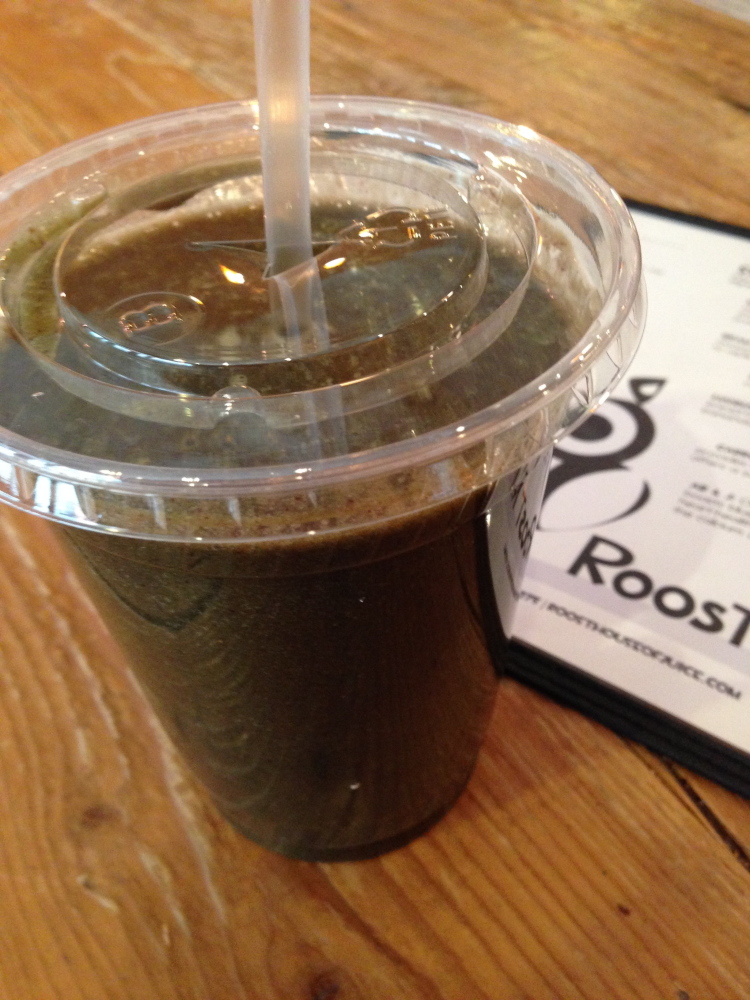 Green smoothie from Roost