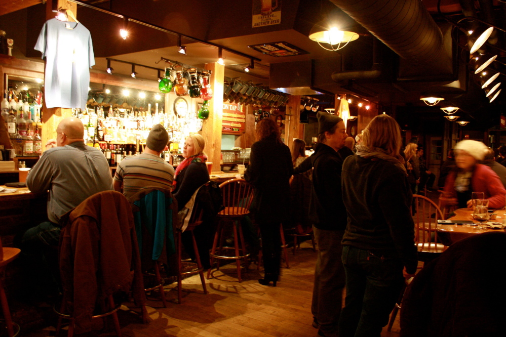 There’s a little more standing space at the bar on weeknights. Weekends are a different scene.