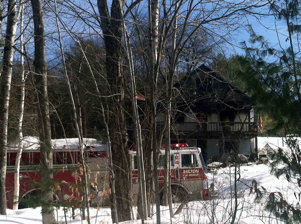 Firefighters from Acton, Lebanon, Sanford, Shapleigh and Milton Mills responded to the fire.