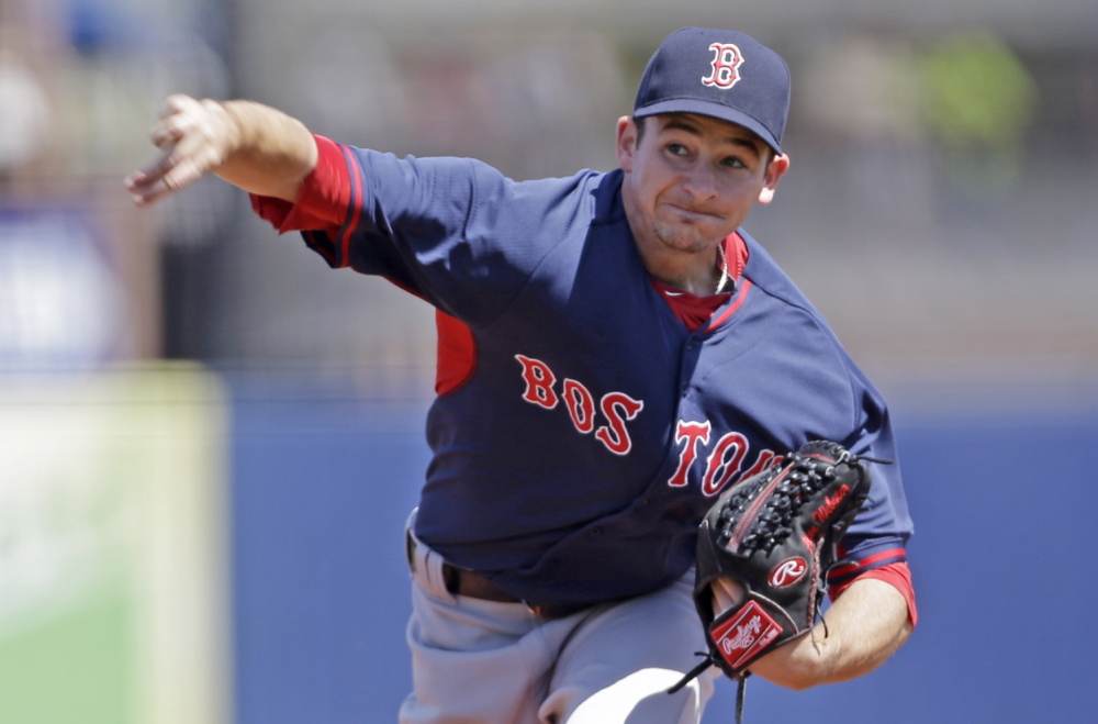 Allen Webster will likely start the year in Pawtucket, but it’s also just as likely he’ll be the first to get called up to Boston if a pitching need arises.