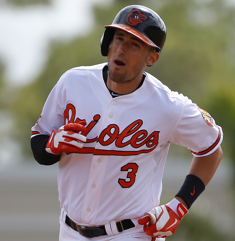 Ryan Flaherty, who played for Deering High, has played every infield position and two outfield spots for the Baltimore Orioles, making him valuable for the team.