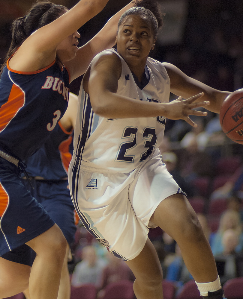 Ashleigh Roberts, a senior whose UMaine career appeared over after a loss in the league tourney, is benefiting from this tournament appearance.