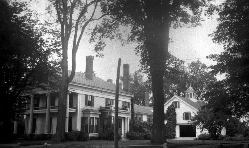 The home of former Gov. Abner Coburn in Skowhegan, date unknown.