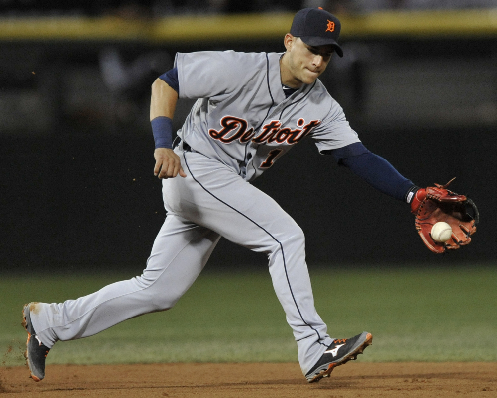 Jose Iglesias of the Detroit Tigers, a former Portland Sea Dog, will be sidelined for as much as six months because of stress fractures in both legs.