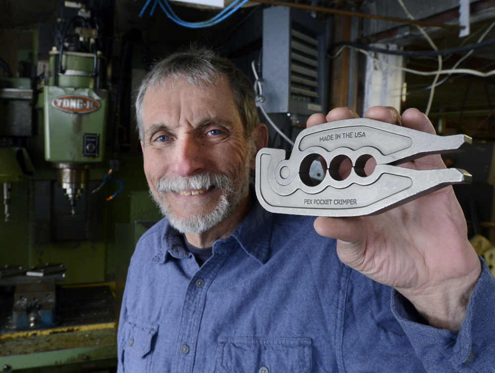 Inventor Dan Kidd’s pocket crimper is sold in national hardware stores, but it almost didn’t happen. He faced a patent challenge, got free advice from a University of Maine School of Law program and now he’s a wealthy man.
