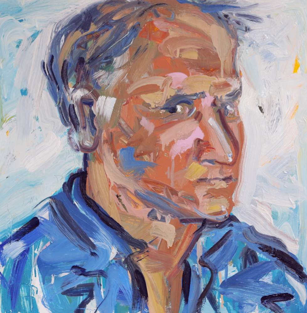 A recent portrait by Stonington painter Jon Imber.