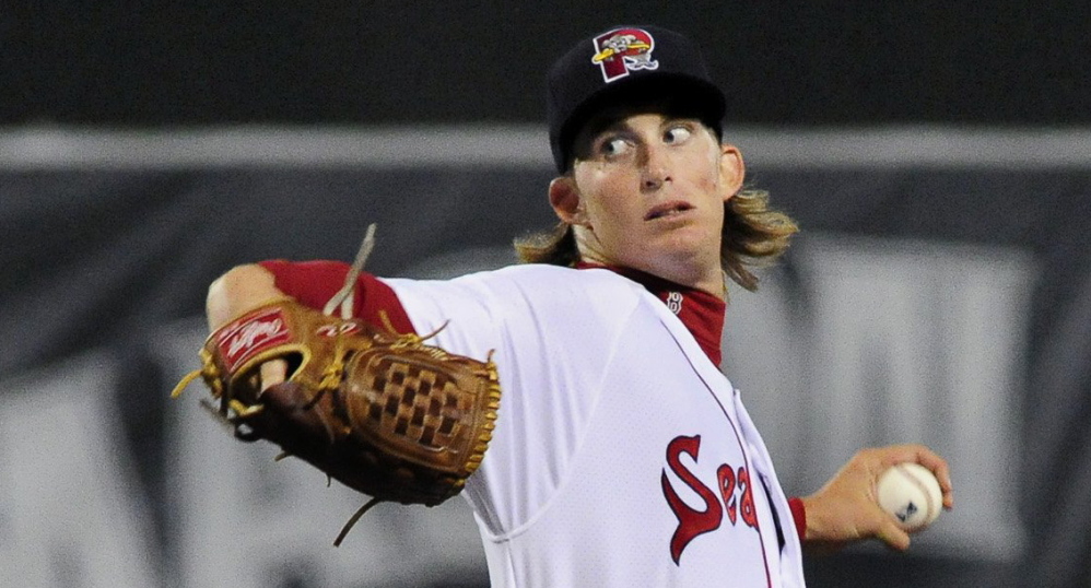 Henry Owens is the ace, one of the top Red Sox pitching prospects, and the opening-night starter for the Sea Dogs.