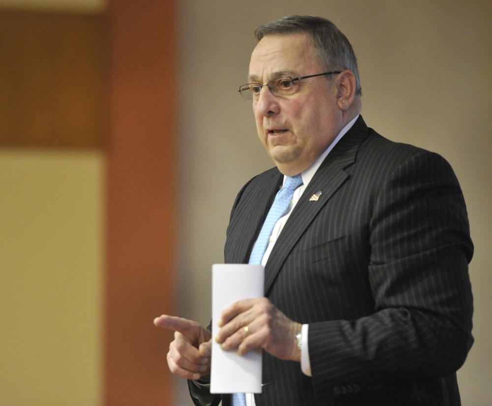 Gov. Paul LePage’s office said that it’s the Legislature’s budget in explaining why the governor didn’t sign the bill.