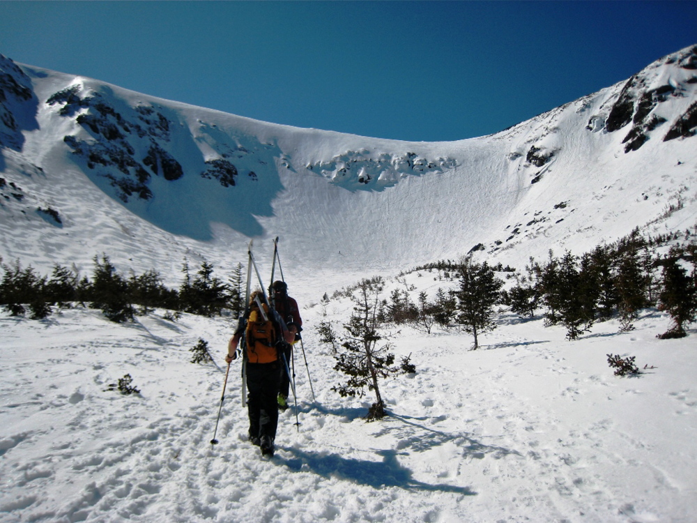 Other ski areas may be closing, but serious downhillers can get in extra runs at New Hampshire’s Tuckerman Ravine well into late spring or even early summer, provided they’re willing to hike and climb in order to endure some of the most challenging terrain anywhere.