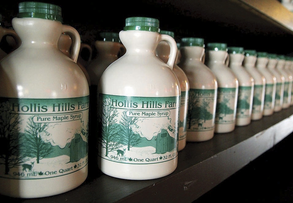 The Hollis Hills maple syrup will be joined by home-grown beef, bacon, chicken and eggs in the farm store.