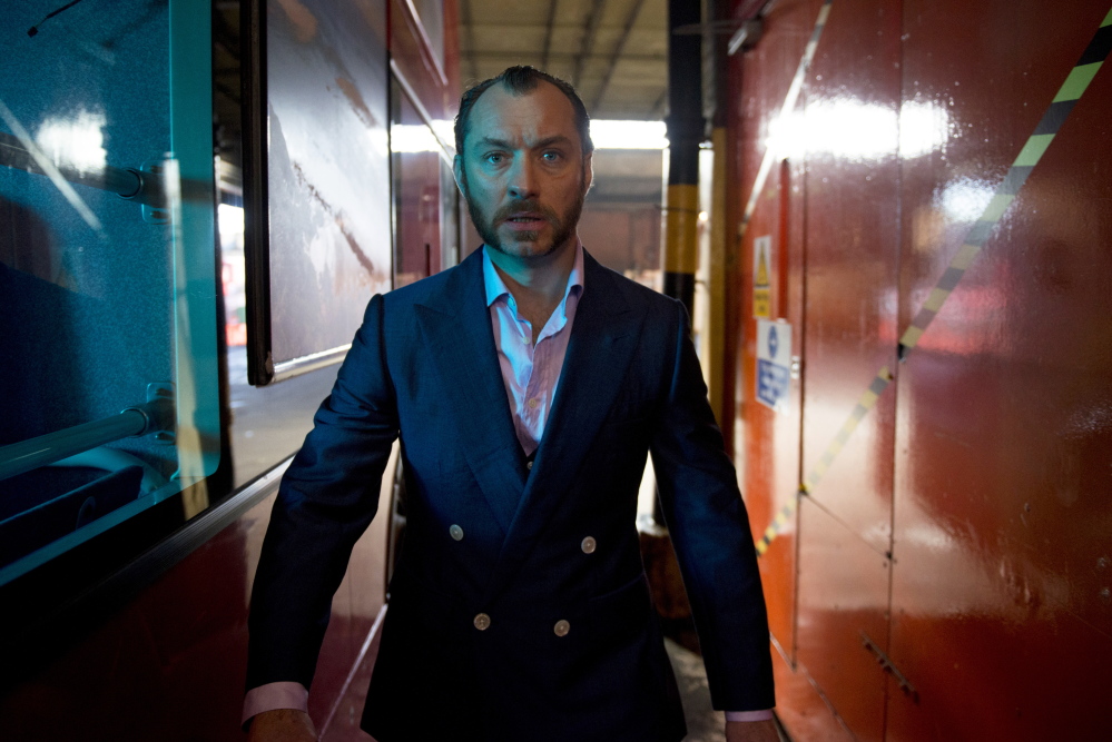 Jude Law in the title role in “Dom Hemingway.”