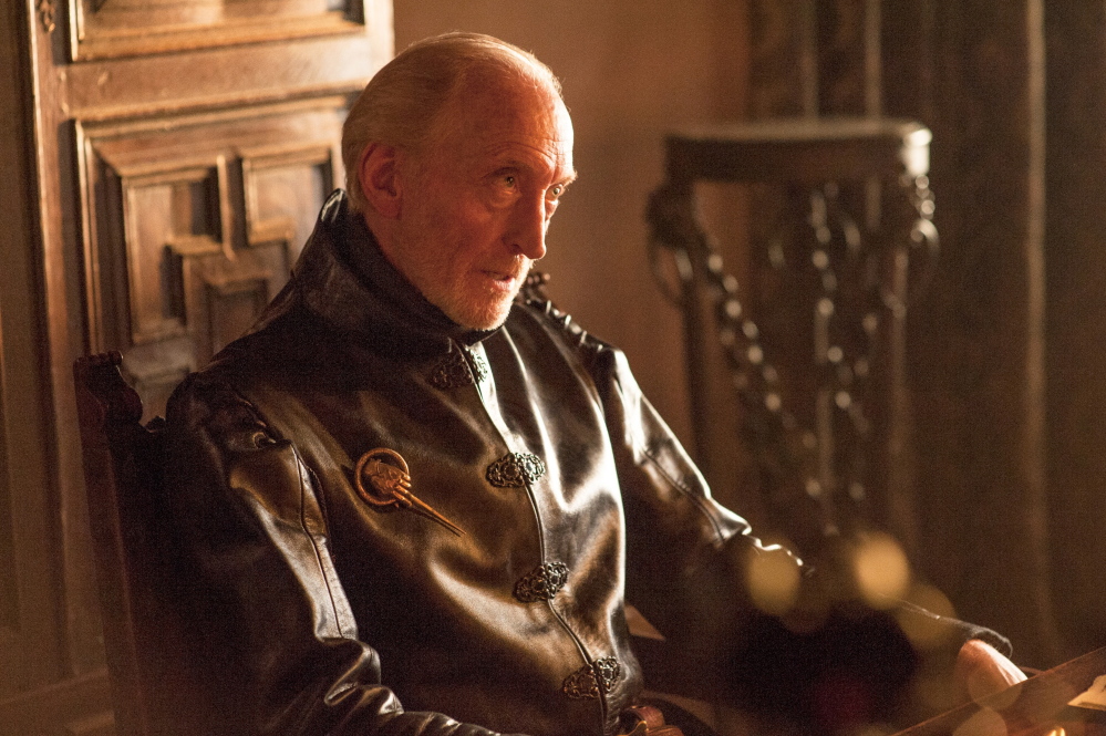 Charles Dance in a scene from “Game of Thrones.” Season four of the wildly popular series premieres Sunday on HBO.