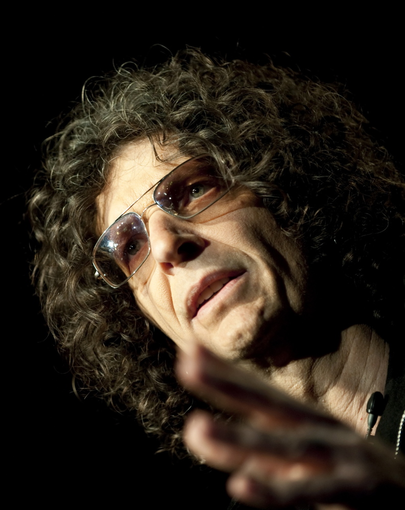 Radio/TV personality Howard Stern says his “plate is full” when asked if he’s interested in replacing David Letterman.