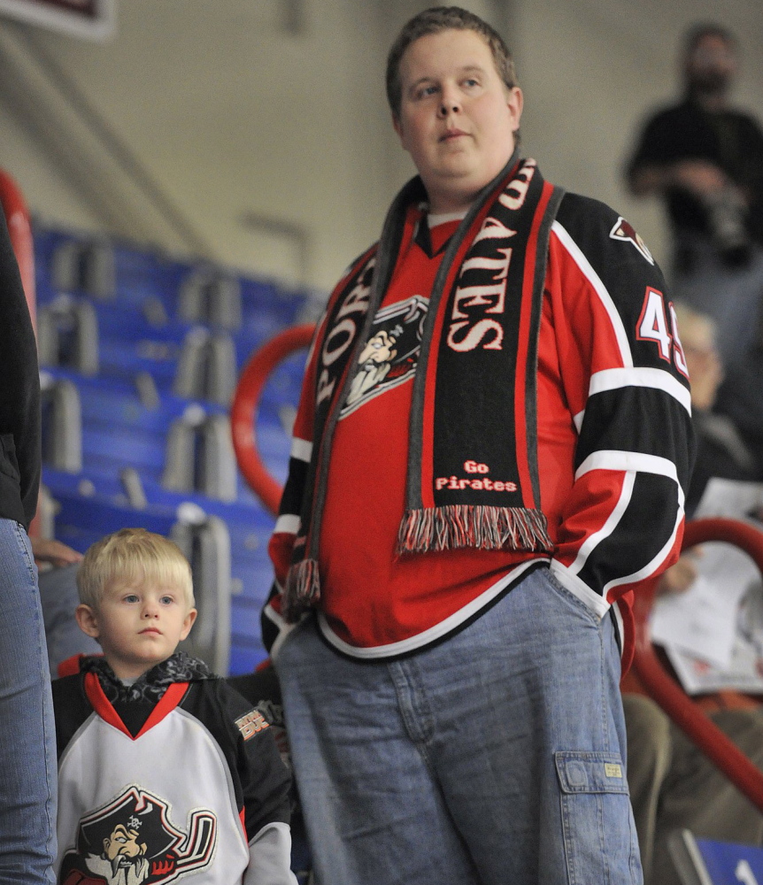 The next generation of Pirates fans, which includes 2-year-old Westin Hart, should have an easier time following the team once it’s back at the Cumberland County Civic Center. Little Westin Prue, 2, the son of a family friend, did make many trips to Lewiston with Andrew Hart, but the South Portland family is glad they won’t have to travel as far next winter.