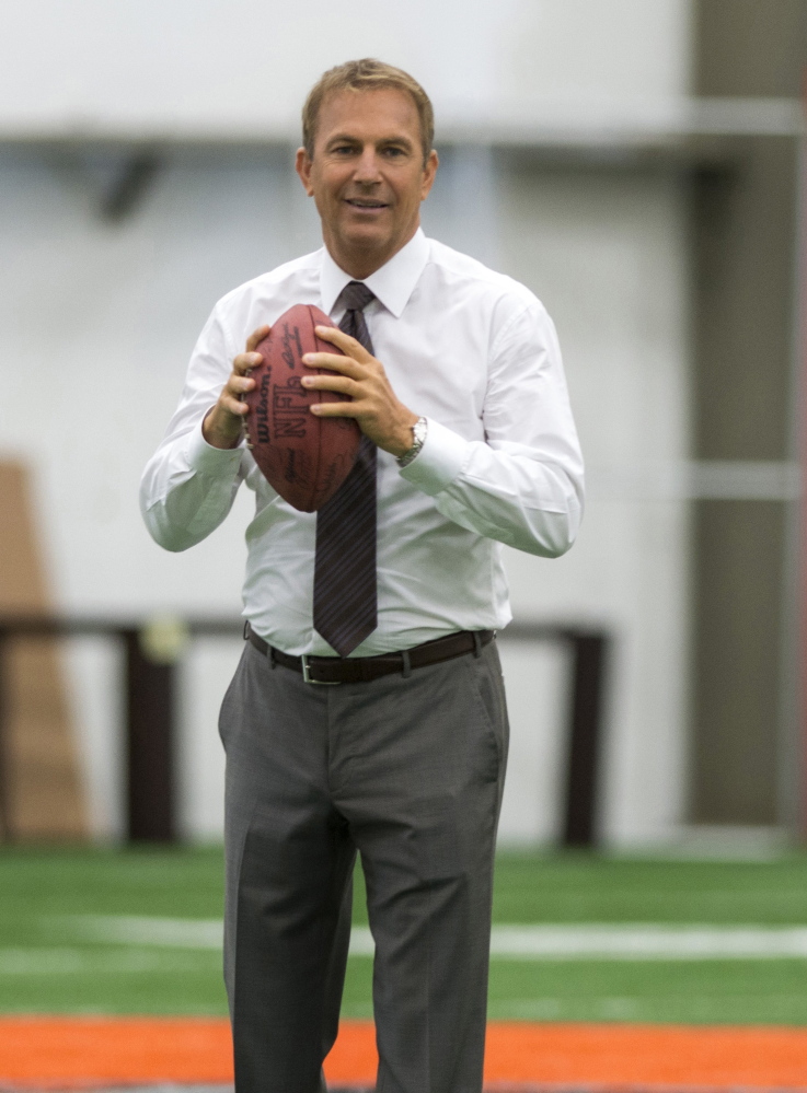 Kevin Costner stars in “Draft Day” as the general manager of the National Football League’s Cleveland Browns.