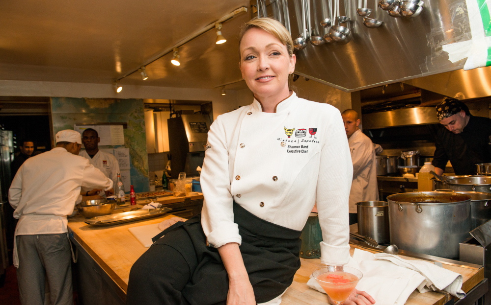 Shannnon Bard in at the James Beard House in New York City in January 2014.