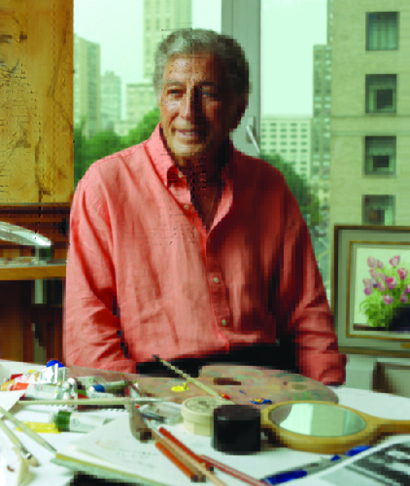 When he’s not performing, Tony Bennett is a serious painter who will be up early at his Manhattan home and head to Central Park to set up his easel before the crowds come out. Mark Seliger photo