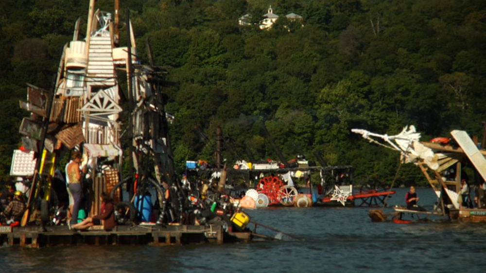 “Flood Tide” tells the story of a group of artists and musicians who create fanciful boats out of ordinary junk. The 2013 film screens on Saturday at Space Gallery in Portland.