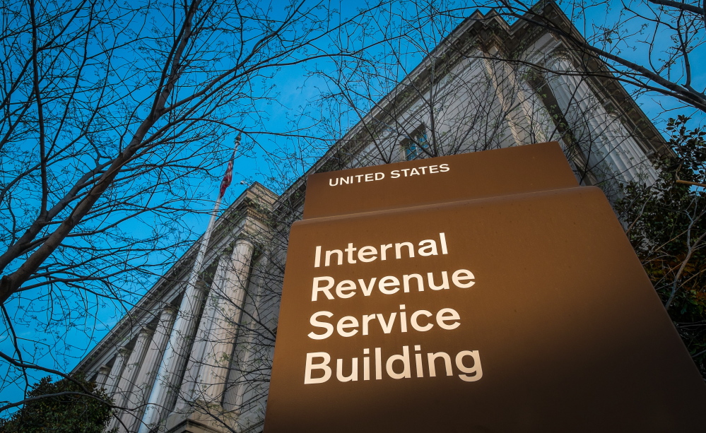 A new day dawns on the headquarters of the Internal Revenue Service in Washington. Tuesday is the federal tax filing deadline for most Americans, but many don’t meet it.