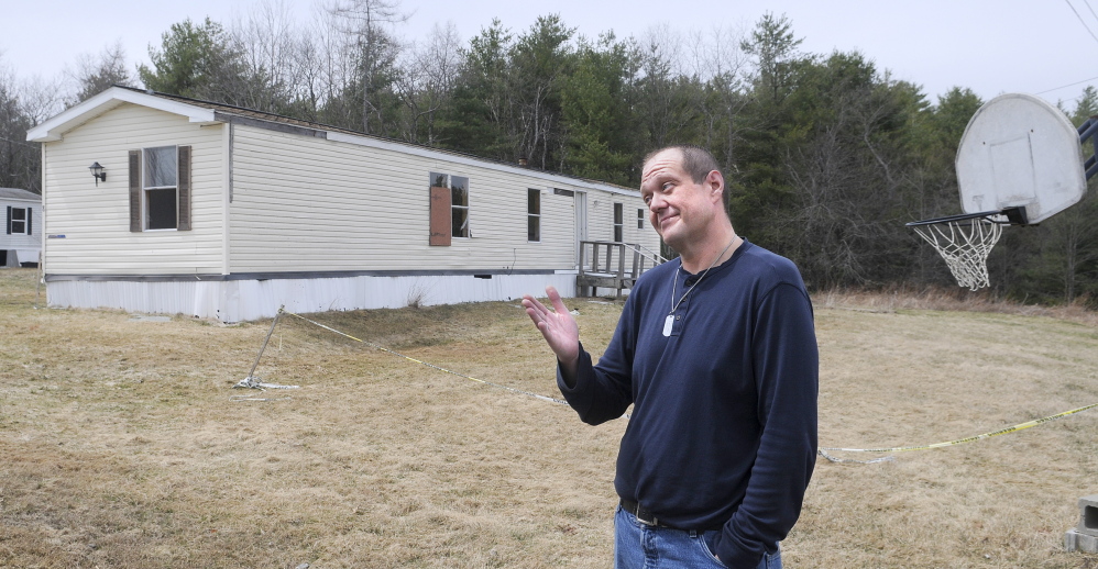 John Wilson and other residents of a trailer park in Richmond are without water and sewer because of contamination of a nearby stream. Residents of the Meadowbrook Trailer Park are hoping a court will force the owner to make repairs.
