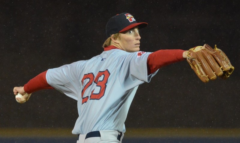 Sea Dogs pitcher Henry Owens tossed a six no-hit innings against the Reading Fightin' Phils in April.

2014 File Photo/Ben Hasty