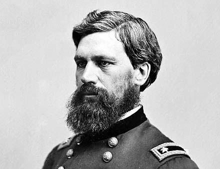 Civil War general and Leeds native Oliver Otis Howard, as photographed by Mathew Brady.