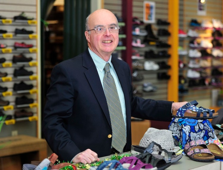 Jim Wellehan, owner of Lamey-Wellehan shoe stores.