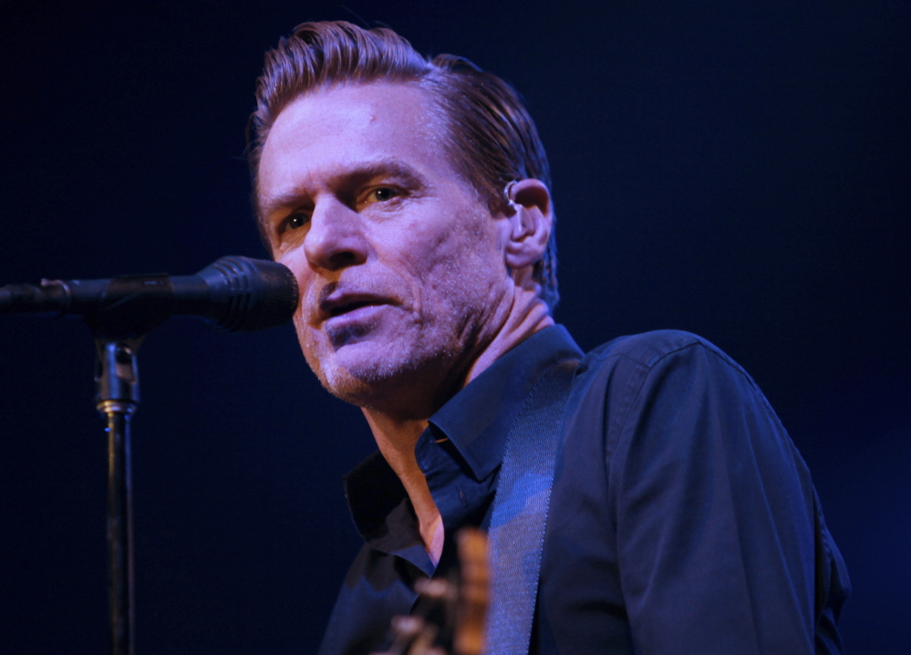 Canadian rocker Bryan Adams is at the Cumberland County Civic Center in Portland on Sunday.