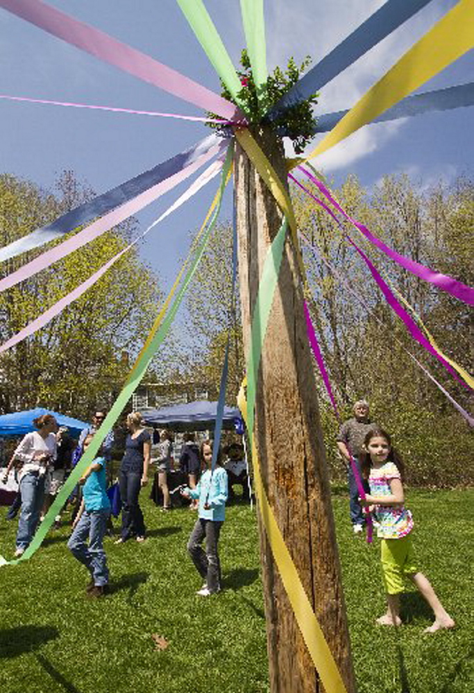The family-friendly Kennebunk May Day Festival, featuring a parade, dancing, food and more, takes place from 8 a.m. to 8 p.m. Saturday at various locations in Kennebunk.