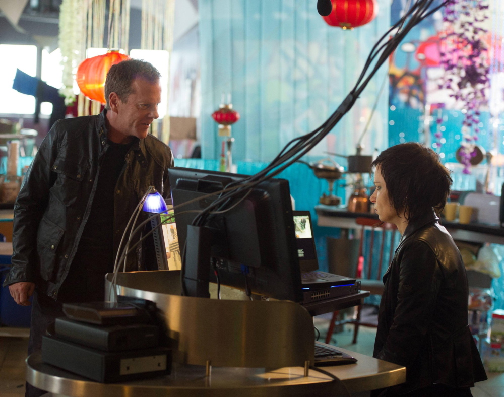 Kiefer Sutherland as Jack Bauer and Mary Lynn Rajskub as Chloe in the new season of “24”