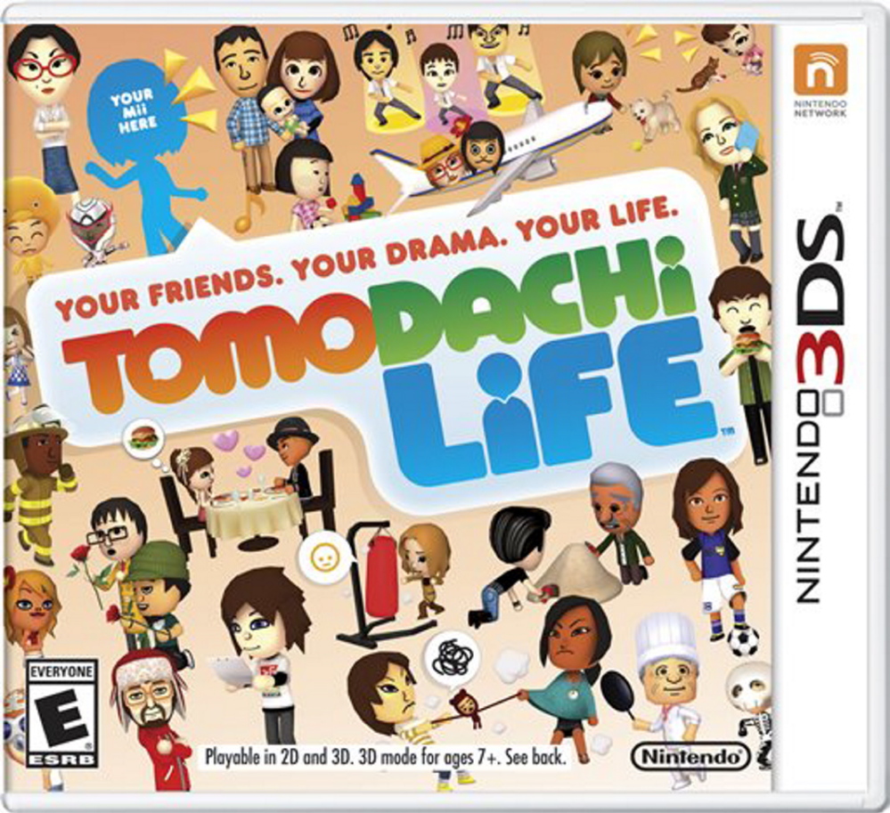This photo provided by Nintendo shows the cover of the video game, “Tomodachi Life.” The gaming company said it wouldn’t bow to pressure to allow players to engage in romantic entanglements with characters of the same sex in the English version of the game following a social media campaign launched last month seeking virtual equality for the game’s characters, which are modeled after real people.