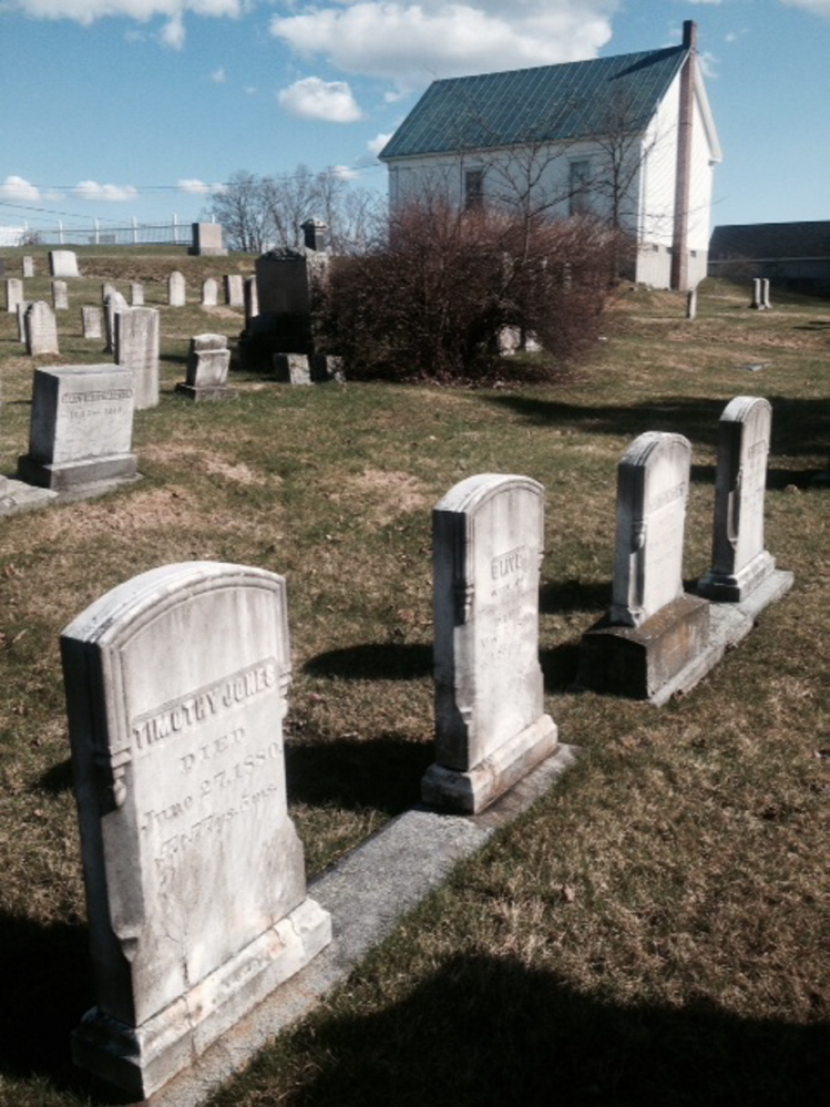 This cemetery in North Fairfield is where the grave site of Avery Lane has been vandalized.