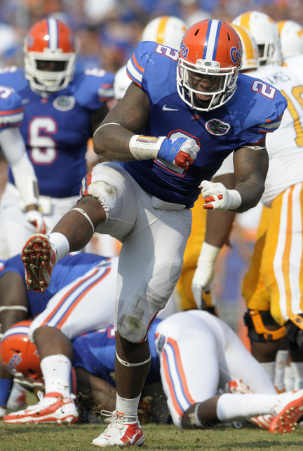 Florida defensive tackle Dominique Easley was selected in the first round of the NFL draft, 29th overall, by the new England Patriots on Thursday.