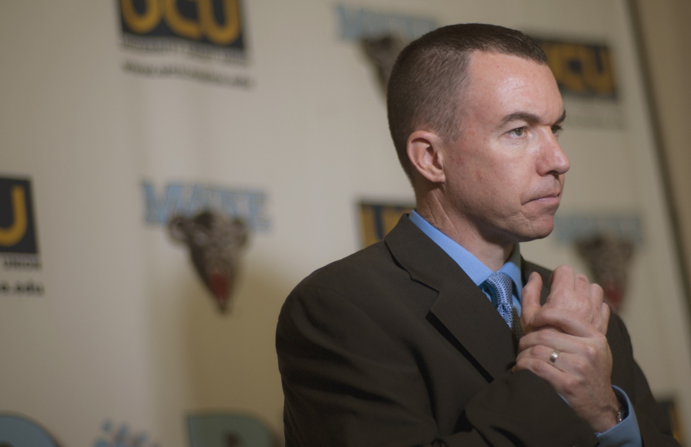 Bob Walsh, the new University of Maine men’s basketball coach, said he was thrilled that the issue of moving from Division III to Division I didn’t come up in his interview, and that the search committee focused on the best fit for the school.
