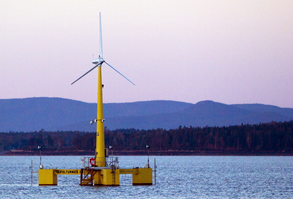 The University of Maine sited a floating wind turbine off the coast of Castine to attract federal funding for the development of an ocean wind project. Last week, the state learned that its effort received only token federal support, while the U.S. Department of Energy provided major funding for similar projects in Oregon and New Jersey.