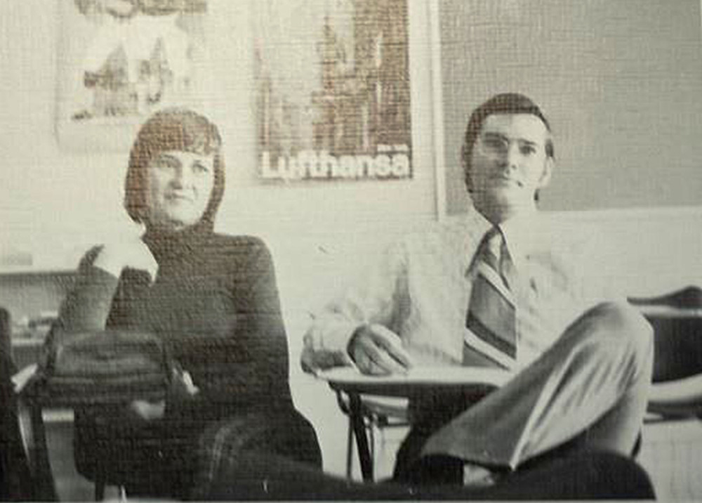 Beginning early in his career, William James Vahey carefully crafted a reputation as a caring teacher. In this photo, provided by former Tehran American School student Mark Turnage, Vahey appears in a 1973 yearbook with another teacher.