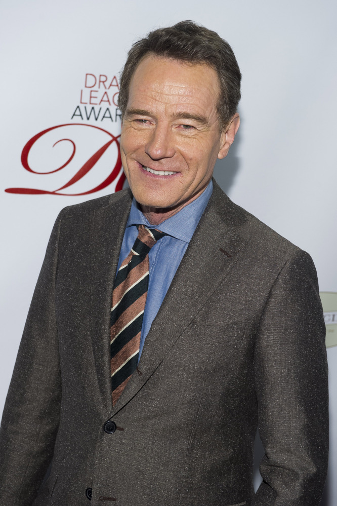 Actor Bryan Cranston attends the Drama League Awards on Friday in New York.