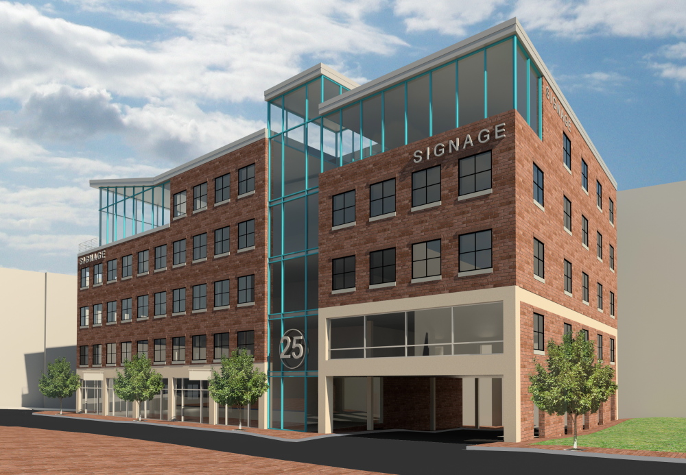 Rendering for project at 16 Middle St. in Portland. Courtesy of Bateman Partners, LLC.