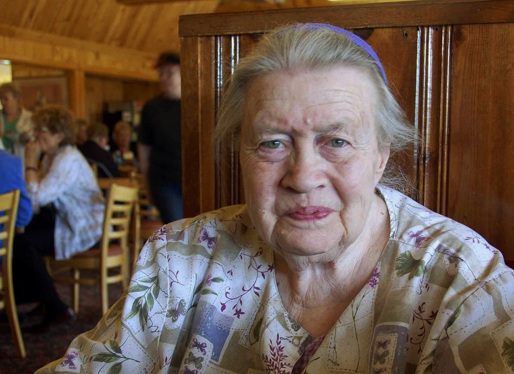 Ruth Ziolkowski in the restaurant at Crazy Horse, S.D., in 2008. Her late husband, sculptor Korczak Ziolkowski, began the Crazy Horse mountain carving 60 years ago. She took over the dream of her husband upon his death in 1982.