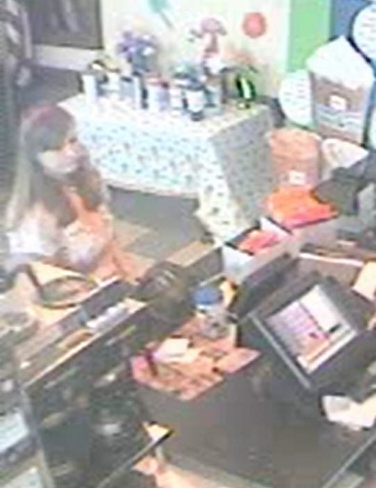 Westbrook police are seeking the public’s help in identifying a woman who is believed to have taken a donation jar from a Dunkin’ Donuts.