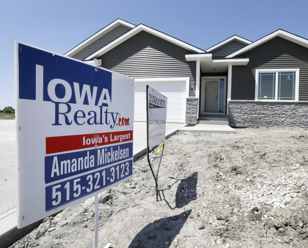 A new home for sale in West Des Moines, Iowa.