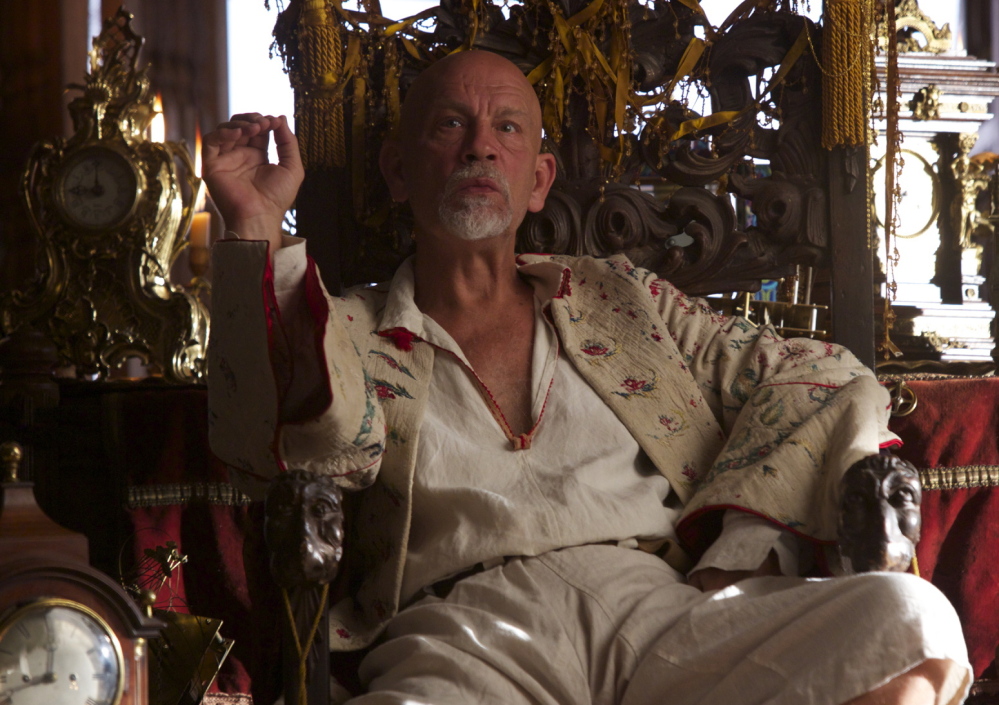 John Malkovich plays Blackbeard the pirate as soft-spoken, intelligent, vicious and ideological in the new NBC television series “Crossbones.’