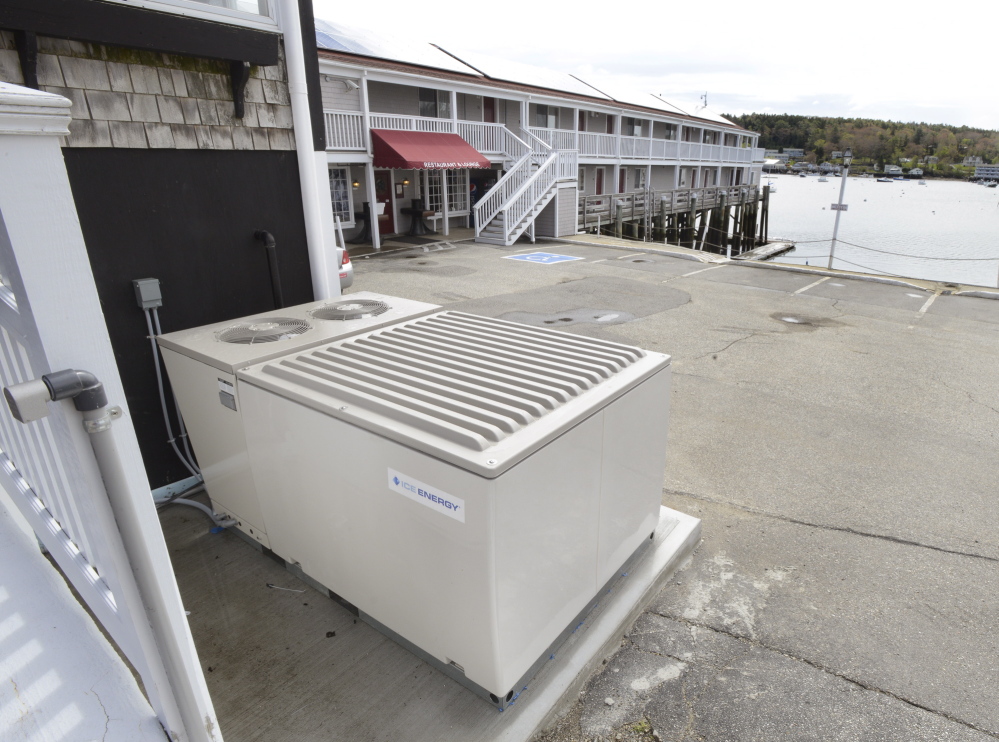 The Tugboat Inn in Boothbay Harbor features a new Ice Bear air conditioner.