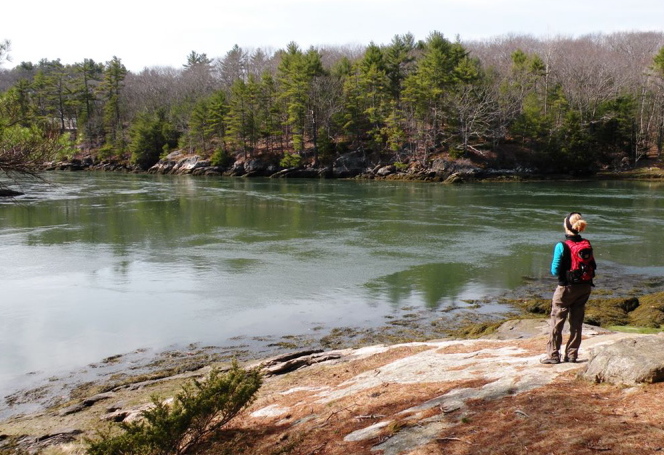 The Ovens Mouth Preserve in Boothbay will be a perfect place to spend National Trails Day on June 7. A fascinating history of land trusts in Maine will be delivered during a two-mile hike through the west side of the 146-acre parcel. Photos by Carey Kish