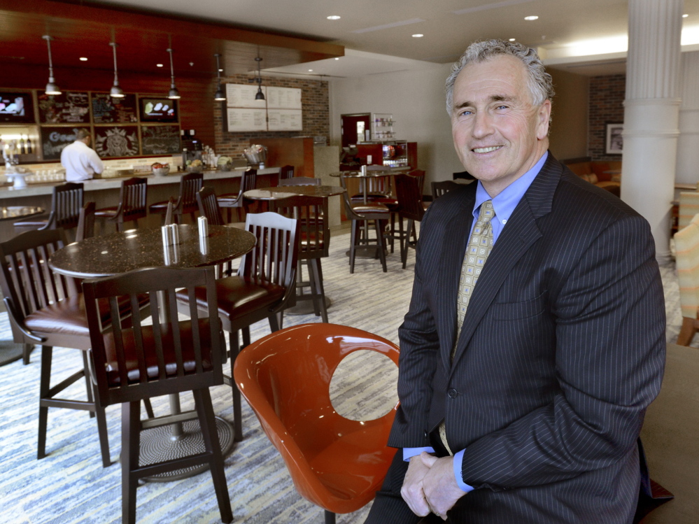 President and CEO Sean Riley, whose company is managing the new Portland Courtyard Downtown/Waterfront hotel, says there is demand for the new supply of rooms in Portland. John Patriquin/Staff Photographer