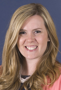 Westbrook Middle School teacher Sarah Brokofsky, Cumberland County's 2014 teacher of the year.