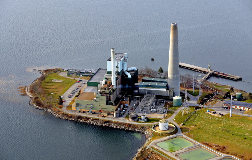 The Wyman Station power plant on Cousins Island in Yarmouth is among Maineâs power plants. 2013 Press Herald File Photo