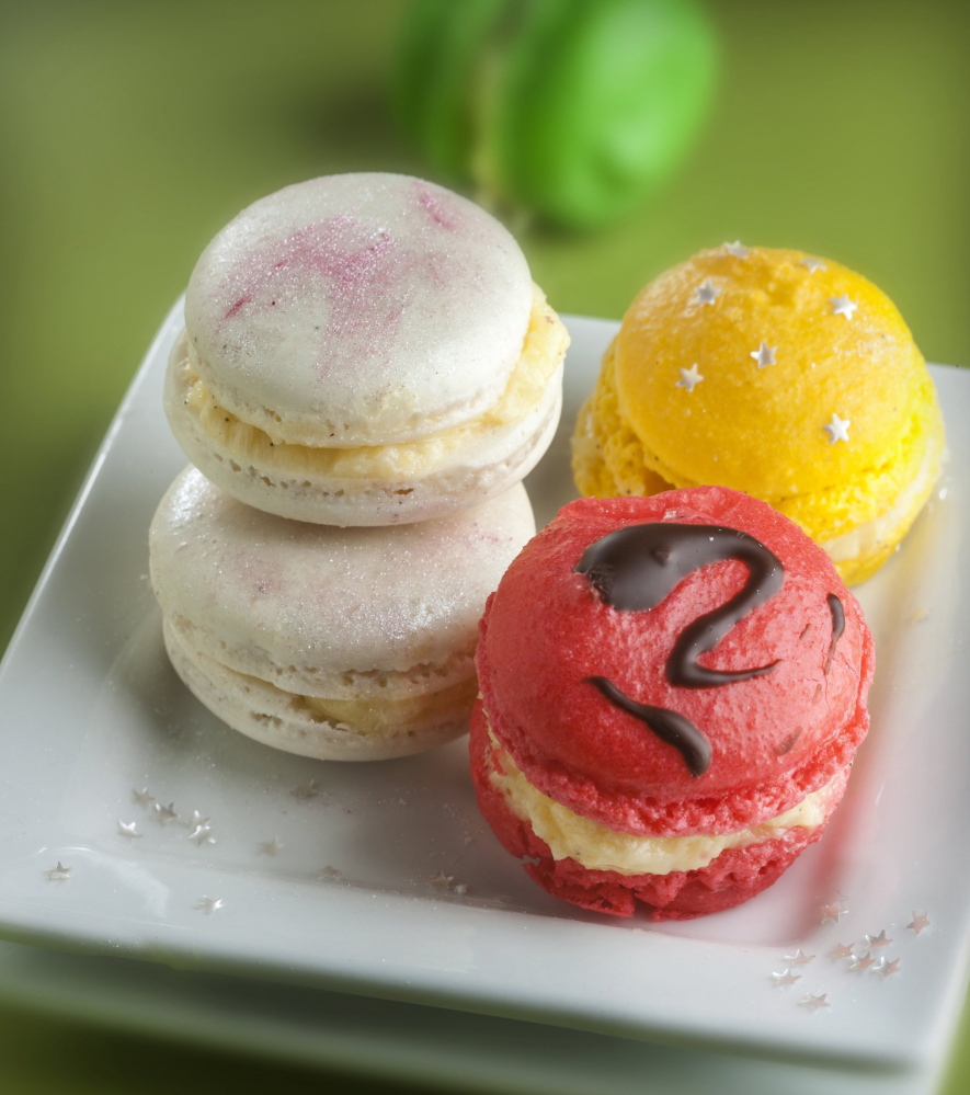 Macarons are delicate, cream-filled cookies that seem simple but, it’s true, can be very difficult to get right.