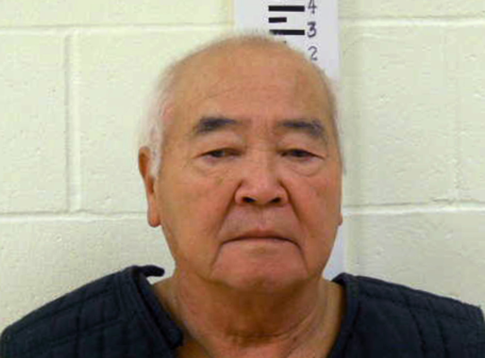The Associated Press An undated booking photo provided by York County Jail of James Pak, 74, of Biddeford, who faces charges in the shooting deaths of two of his tenants.